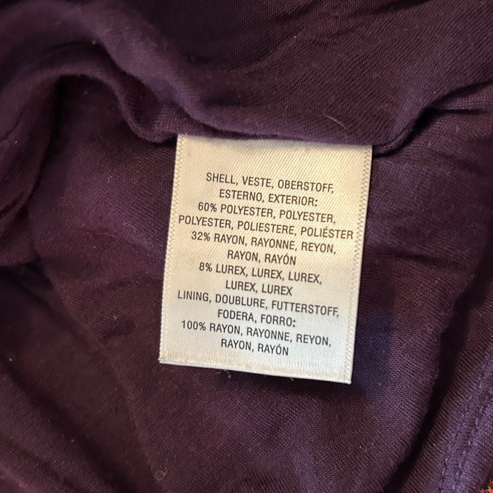 MAEVE by ANTHROPOLOGIE Paisley Dress Pink/Purple size Small - Picture 6 of 9